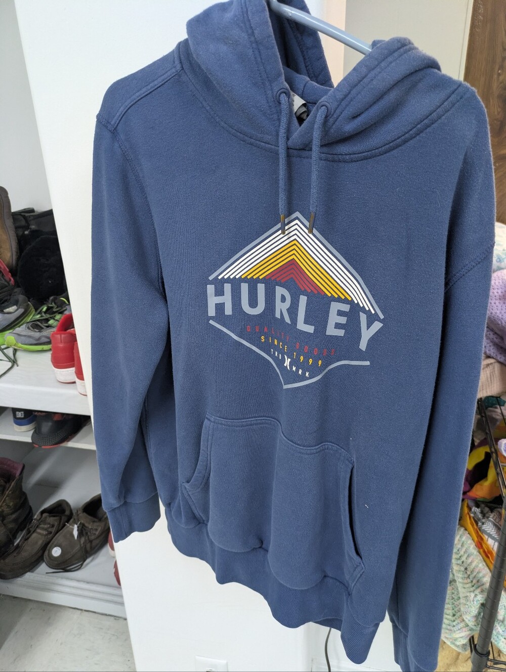 Hurley Hooded Sweatshirt Size Medium